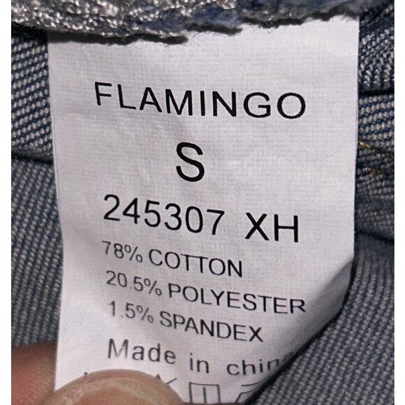 NWT Flamingo Ripped Mid-Rise Straight Leg Jeans Small (28'x28") - Picture 7 of 7